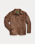 Men’s Ralph Lauren Polo Leather Car Coat – Timeless Designer Jacket