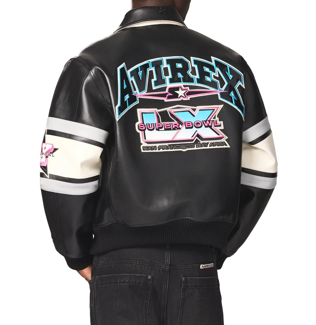 Avirex x Starter Super Bowl LX Leather Jacket – Premium Limited Edition NFL Jacket