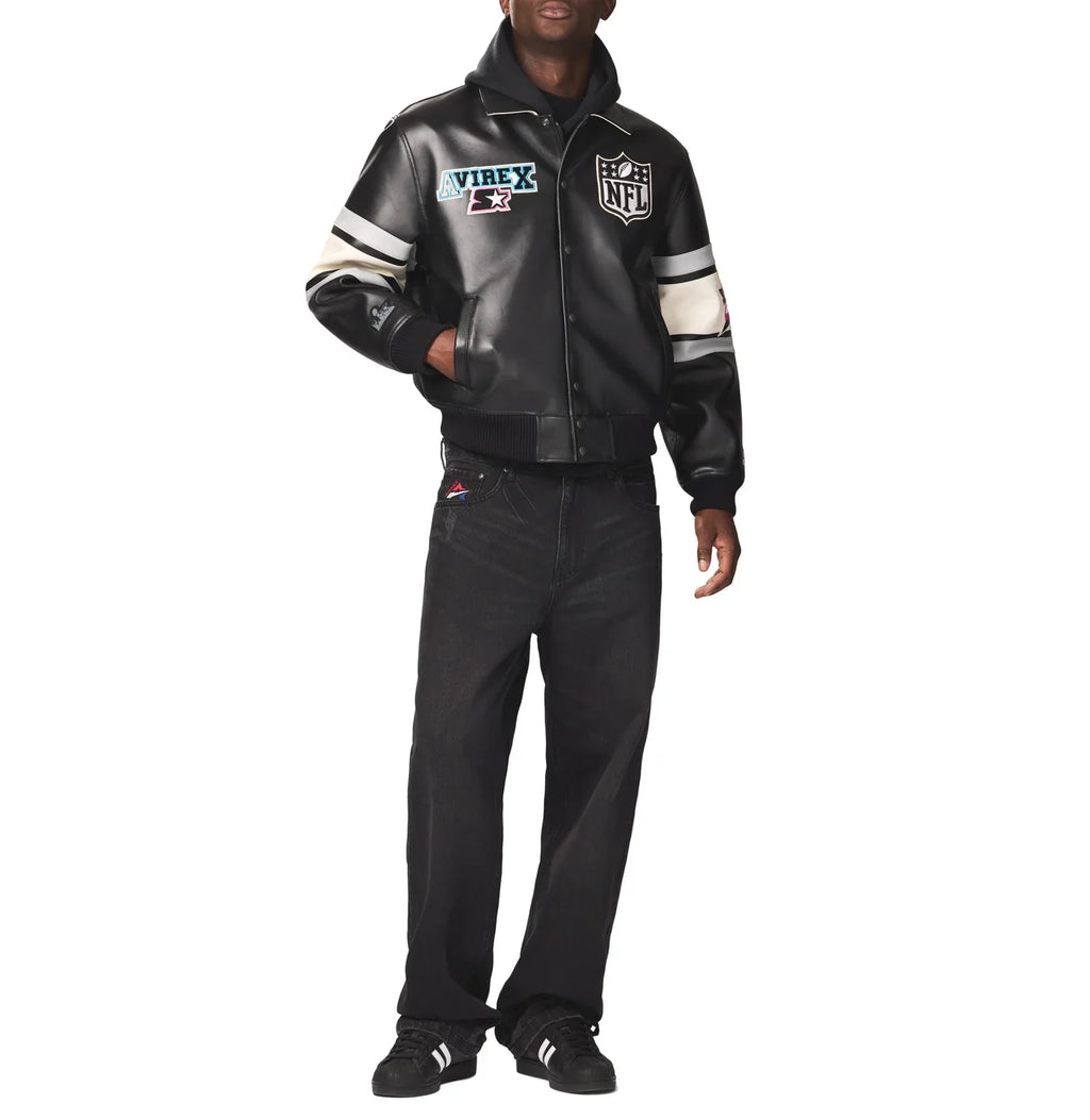 Avirex x Starter Super Bowl LX Leather Jacket – Premium Limited Edition NFL Jacket