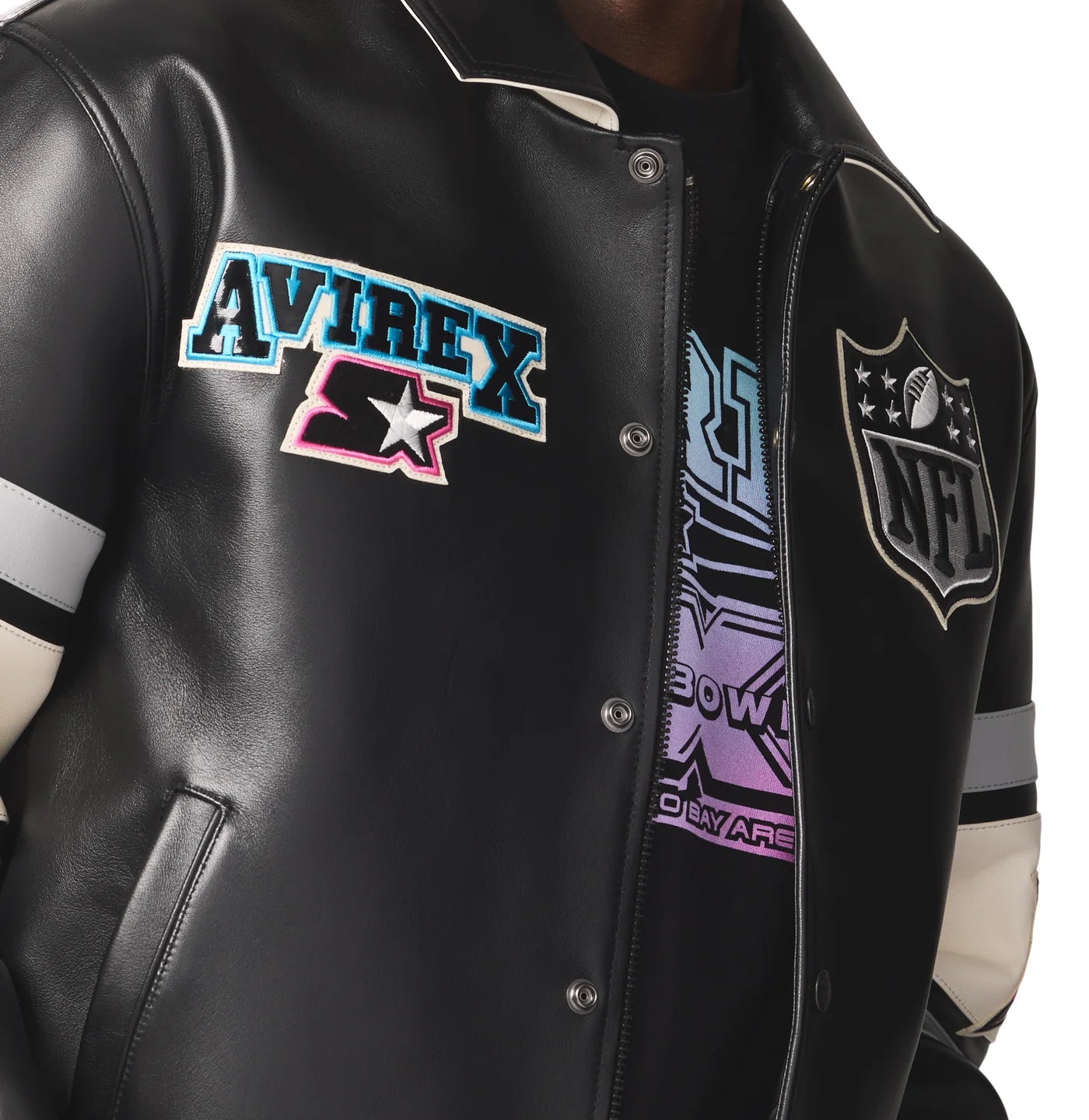 Avirex x Starter Super Bowl LX Leather Jacket – Premium Limited Edition NFL Jacket