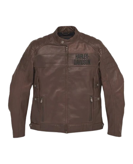 Harley Davidson Men's Fremont Triple Vent System Leather Jacket